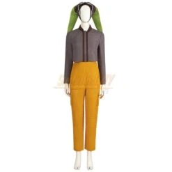 Star Wars Hera Syndulla Cosplay Costume Brown Leather Jacket Version 30 Star Wars Hera Syndulla Cosplay Costume Brown Leather Jacket Version -Simcosplay Outlet Store my23138 0025 3 1