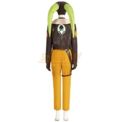 Star Wars Hera Syndulla Cosplay Costume Brown Leather Jacket Version 28 Star Wars Hera Syndulla Cosplay Costume Brown Leather Jacket Version -Simcosplay Outlet Store my23138 0026 2 4