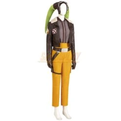 Star Wars Hera Syndulla Cosplay Costume Brown Leather Jacket Version 27 Star Wars Hera Syndulla Cosplay Costume Brown Leather Jacket Version -Simcosplay Outlet Store my23138 0027 2 3