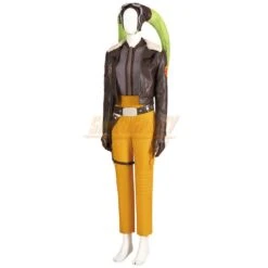 Star Wars Hera Syndulla Cosplay Costume Brown Leather Jacket Version 25 Star Wars Hera Syndulla Cosplay Costume Brown Leather Jacket Version -Simcosplay Outlet Store my23138 0028 2 2