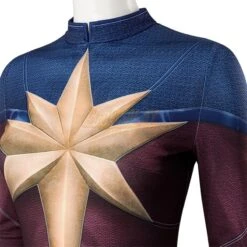 Captain Marvel 2 Carol Danvers Big Star Printed Cosplay Costume V2 -Simcosplay Outlet Store my23147 0007 4v0a7530