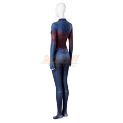 Captain Marvel 2 Carol Danvers Big Star Printed Cosplay Costume V2 -Simcosplay Outlet Store my23147 0009 1 5