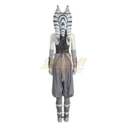 Star Wars Ahsoka Classic White Suit Cosplay Costume Top Level -Simcosplay Outlet Store my23174 0021 1 4