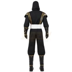 Mighty Morphin Black Ninja Ranger Suit Cosplay Costume Top Level -Simcosplay Outlet Store my23215 1 4