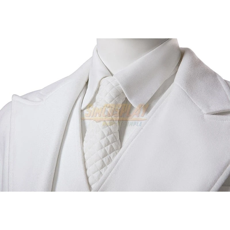 Joker 2 White Cosplay Costume Arthur Fleck Pure White Suit 20 Joker 2 White Cosplay Costume Arthur Fleck Pure White Suit - Image 20
