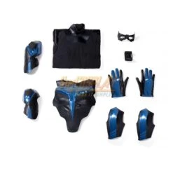 Dick Grayson Costume Grayson Leather Cosplay Suit Top Level Ver.2 -Simcosplay Outlet Store nightwing suit top 14