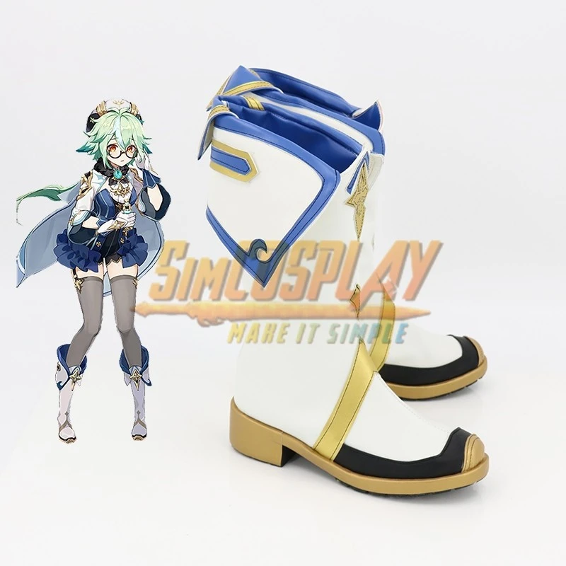 Genshin Impact Sucrose Cosplay Boots For Girls 4 Genshin Impact Sucrose Cosplay Boots For Girls - Image 4