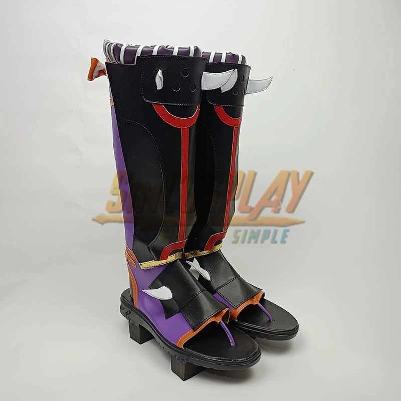 Genshin Impact Arataki Itto Cosplay Boots Top Level 1 Genshin Impact Arataki Itto Cosplay Boots Top Level