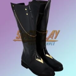 Genshin Impact Tartaglia Cosplay Boots Top Level