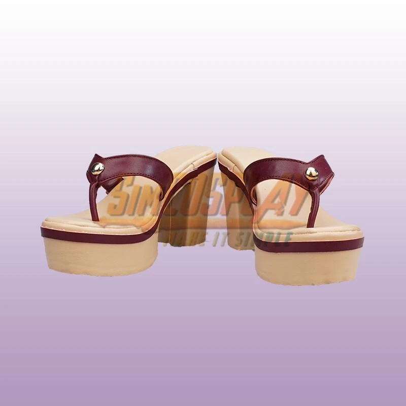 Genshin Impact The Raiden Shogun Cosplay Shoes 2 Genshin Impact The Raiden Shogun Cosplay Shoes - Image 2