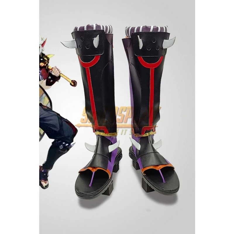 Genshin Impact Arataki Itto Cosplay Boots Top Level 5 Genshin Impact Arataki Itto Cosplay Boots Top Level - Image 5