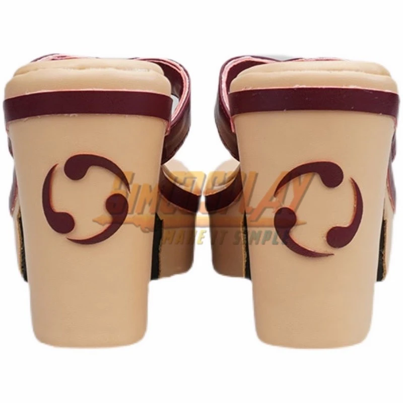 Genshin Impact The Raiden Shogun Cosplay Shoes 4 Genshin Impact The Raiden Shogun Cosplay Shoes - Image 4