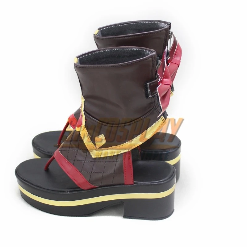 Genshin Impact Kuki Shinobu Cosplay Boots Ninja Cosplay Boots 4 Genshin Impact Kuki Shinobu Cosplay Boots Ninja Cosplay Boots - Image 4