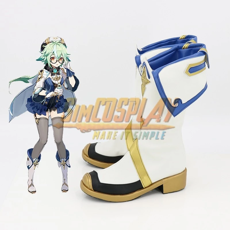 Genshin Impact Sucrose Cosplay Boots For Girls 3 Genshin Impact Sucrose Cosplay Boots For Girls - Image 3