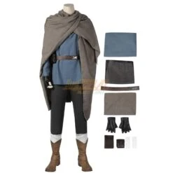 Obi Wan Jedi Master Tatooine Blue Cosplay Costume Slim Edition