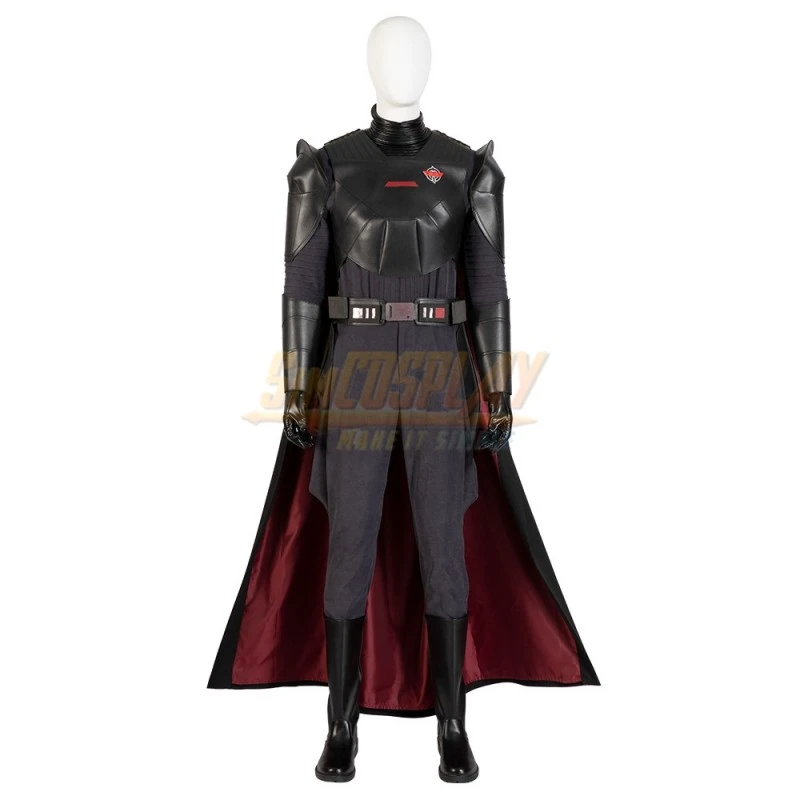 Obi Wan Kenobi Grand Inquisitor Cosplay Costumes Black Suit - Image 3