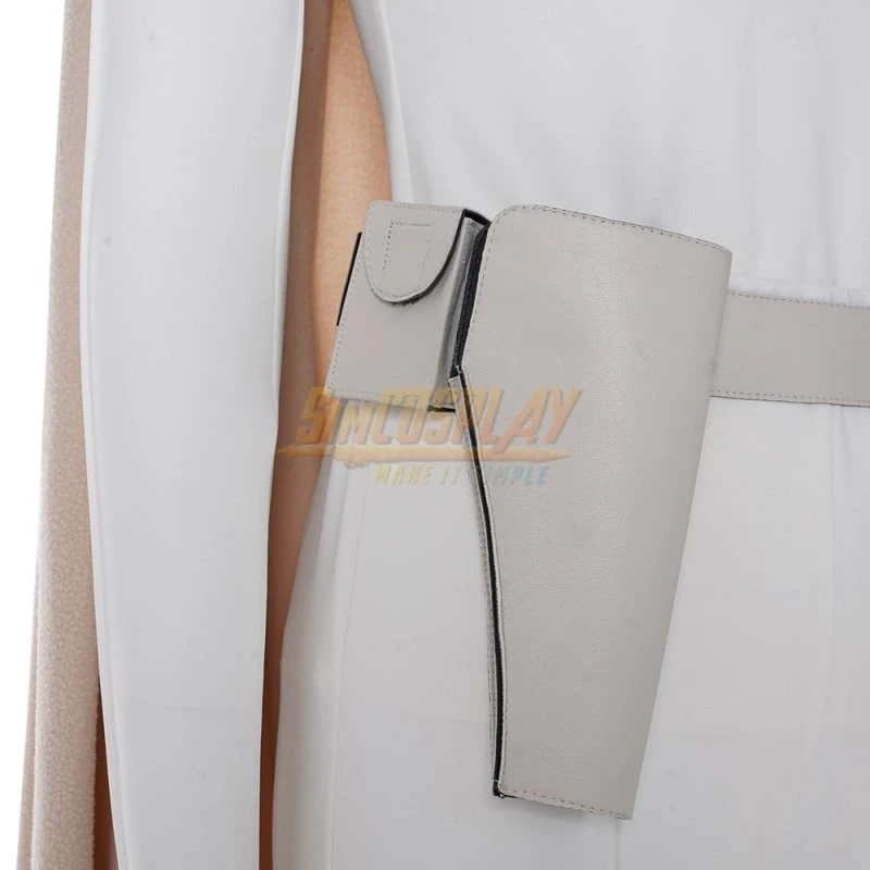 Star Wars Padmé Amidala Cosplay Costumes Padme White Outfit 15 Star Wars Padmé Amidala Cosplay Costumes Padme White Outfit - Image 15
