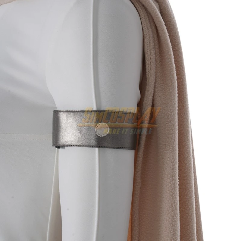 Star Wars Padmé Amidala Cosplay Costumes Padme White Outfit 20 Star Wars Padmé Amidala Cosplay Costumes Padme White Outfit - Image 20