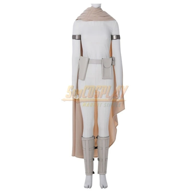 Star Wars Padmé Amidala Cosplay Costumes Padme White Outfit 3 Star Wars Padmé Amidala Cosplay Costumes Padme White Outfit - Image 3