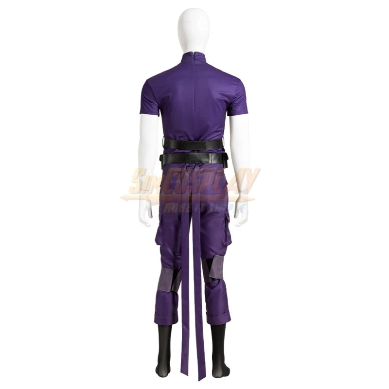 Prowler Spiderman Leather Purple Suit Spider Verse Cosplay Costume - Image 8