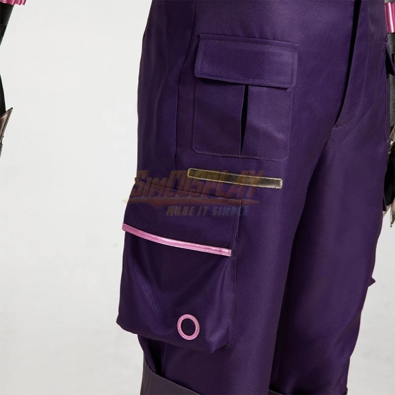 Prowler Spiderman Leather Purple Suit Spider Verse Cosplay Costume - Image 18