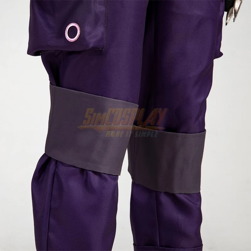 Prowler Spiderman Leather Purple Suit Spider Verse Cosplay Costume - Image 20
