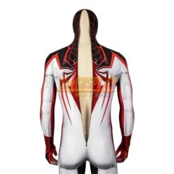 Spider-man Tracksuit The Latest Spiderman Miles Morales White Cosplay Costume -Simcosplay Outlet Store ps5 spider man miles morales t daa
