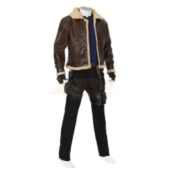 RE4 Remake Leon Kennedy Leather Cosplay Costume V2 24 RE4 Remake Leon Kennedy Leather Cosplay Costume V2 -Simcosplay Outlet Store re4 remake leon cosplay v2.jpg2 2