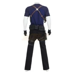 RE4 Remake Leon Kennedy Leather Cosplay Costume V2 27 RE4 Remake Leon Kennedy Leather Cosplay Costume V2 -Simcosplay Outlet Store re4 remake leon cosplay v2.jpg2 5