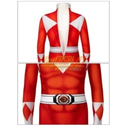 Kids Red Ranger Cosplay Suit 3D Spandex Costume Christmas Gifts For Children -Simcosplay Outlet Store red power rangers kids 0002 a0019261