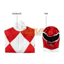 Red Ranger Cosplay Suit Power Rangers Red HQ Printed Spandex Costume -Simcosplay Outlet Store red ranger cosplay suit 15