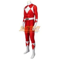 Red Ranger Cosplay Suit Power Rangers Red HQ Printed Spandex Costume -Simcosplay Outlet Store red ranger cosplay suit 2