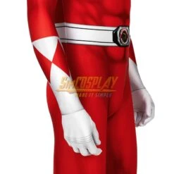 Red Ranger Cosplay Suit Power Rangers Red HQ Printed Spandex Costume -Simcosplay Outlet Store red ranger cosplay suit 8