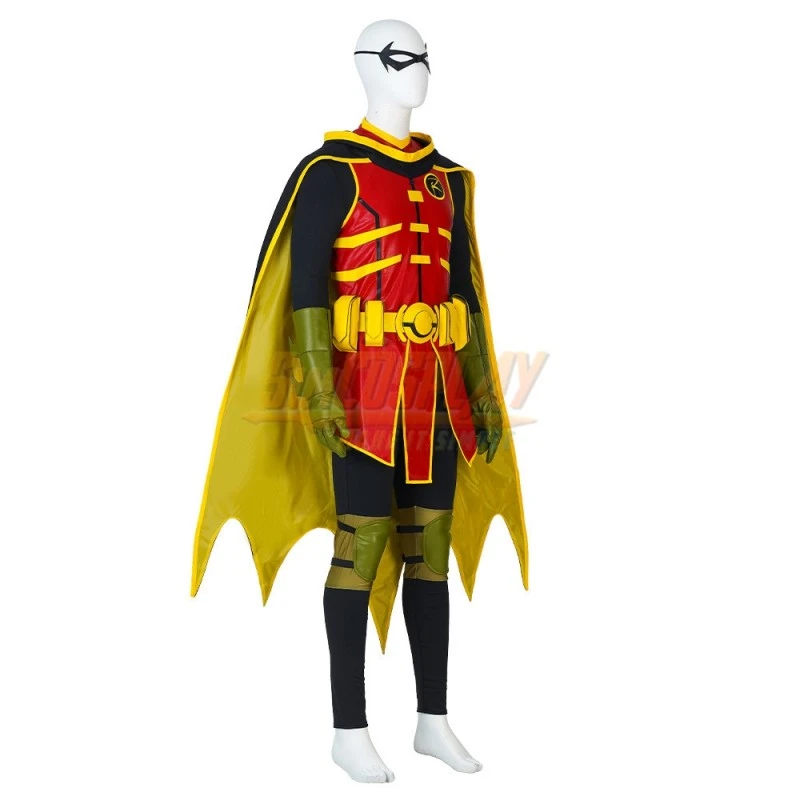 Robin Damian Wayne Cosplay Costumes Super Sons Suit 2 Robin Damian Wayne Cosplay Costumes Super Sons Suit - Image 2