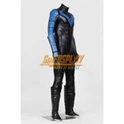 Dick Grayson Cosplay Costume Artificial Leather Suit Classic -Simcosplay Outlet Store sac3326a13