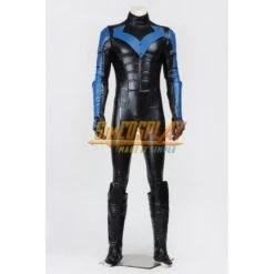 Dick Grayson Cosplay Costume Artificial Leather Suit Classic -Simcosplay Outlet Store sac3326a14