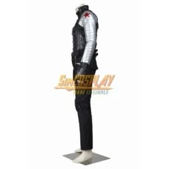 Winter Soldier Cosplay Costume Bucky Barnes Battle Suit Top Level -Simcosplay Outlet Store sac3376a15