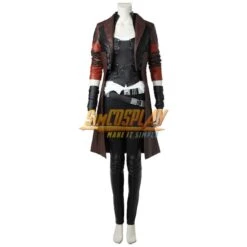 Gamora Cosplay Costume Guardians Of The Galaxy Artificial Leather Costume Ver.2 -Simcosplay Outlet Store sac3721a23