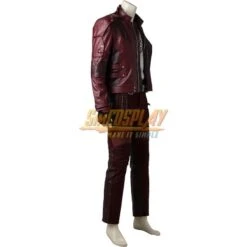 Star Lord Peter Quill Cosplay Costume GOTG 2 Cosplay Artificial Leather Suit Ver.2 -Simcosplay Outlet Store sac3825a24