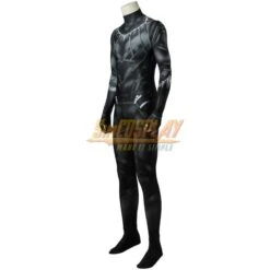 Black Panther Cosplay Suit Civil War T'Challa Printed Costume Sac3982 -Simcosplay Outlet Store sac3982a2