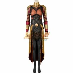 Avengers Endgame Okoye Wakanda General Cosplay Costume Top Level -Simcosplay Outlet Store sac4010a2