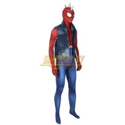 Punk-Rock Spidey Cosplay Costume Hobart Brown Spider-Man Suit Sac4216 -Simcosplay Outlet Store sac4216a2
