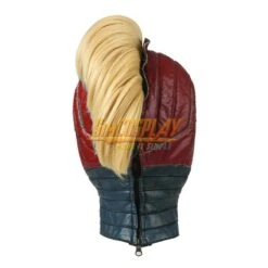 Captain Marvel Carol Danvers Costume Dark Color And Shoes Cover Cosplay Edition -Simcosplay Outlet Store sac4247a2