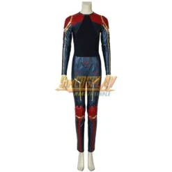 Captain Marvel Carol Danvers Costume Dark Color And Shoes Cover Cosplay Edition -Simcosplay Outlet Store sac4247a20
