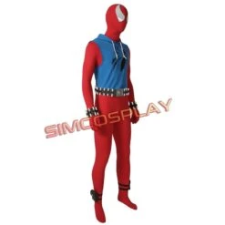 Scarlet Spider Man Ben Reily Cosplay Costume Top Level -Simcosplay Outlet Store sac4263a12