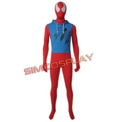 Scarlet Spider Man Ben Reily Cosplay Costume Top Level -Simcosplay Outlet Store sac4263a9