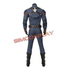 Captain America Steve Rogers Cosplay Costumes Ver.1 -Simcosplay Outlet Store sac4395a30
