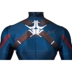 Avengers Endgame Captain America Steve Rogers Cosplay Printed Jumpsuit -Simcosplay Outlet Store sac4432a8