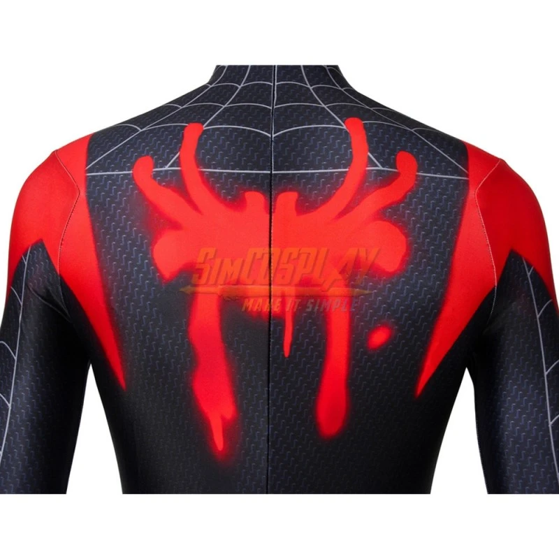 Miles Morales Suit Spiderman Into The Spider Verse Cosplay Costumes Ver.2 6 Miles Morales Suit Spiderman Into The Spider Verse Cosplay Costumes Ver.2 - Image 6