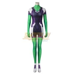 She-Hulk Spandex Cosplay Suit Jumpsuit Costumes -Simcosplay Outlet Store she hulk spandex cosplay suit jumpsuit costumes 4